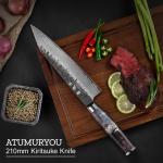 8.27 Inch Japanese Kiritsuke Chef Knife, VG10 Core