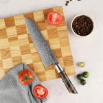 Shinko 8.5" Kiritsuke Knife - Maple Handle