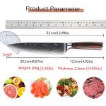 Damascus Steel Kiritsuke Chef Knife Set