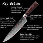 Damascus Steel Kiritsuke Chef Knife Set