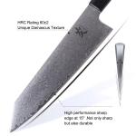 8-Inch Kiritsuke Chef Knife - Sharp VG-10 Damascus