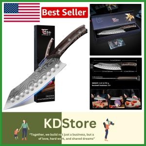 8.2-Inch Japanese Kiritsuke Knife with Wenge Handle