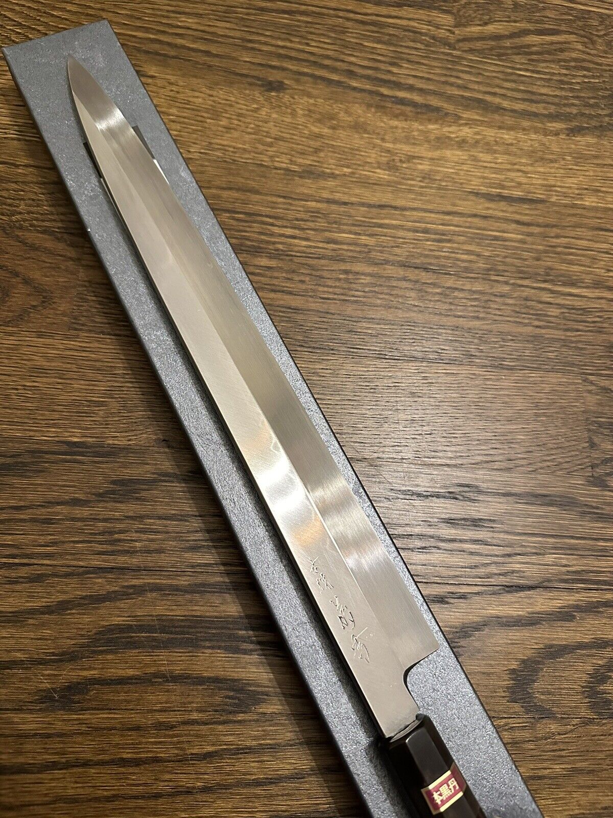 Tatsuo Ikeda 360mm Honyaki Yanagiba Japanese Slicer