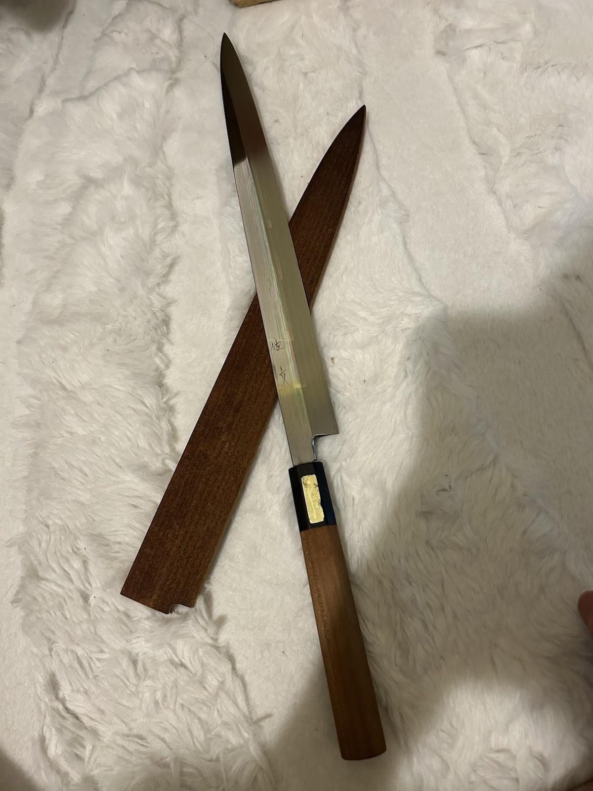 Kenichi Shiraki 300mm Honyaki Fish Knife