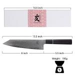 8 Inch Kiritsuke Chef Knife - VG-10 Damascus Steel