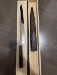 Nenohi 330mm Yanagi Honyaki Knife with Ebony Saya