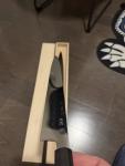 Nenohi 330mm Yanagi Honyaki Knife with Ebony Saya