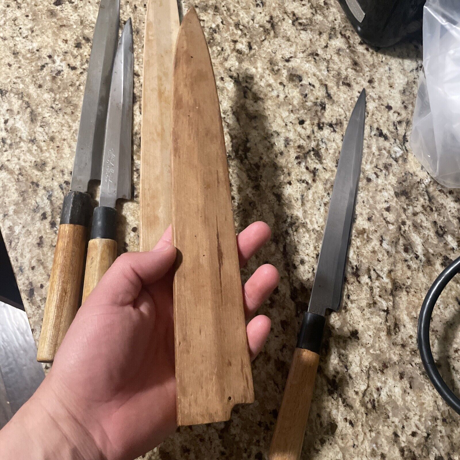 Sukenari Japanese Honyaki Fuguhiki Knife Set for Kitchen