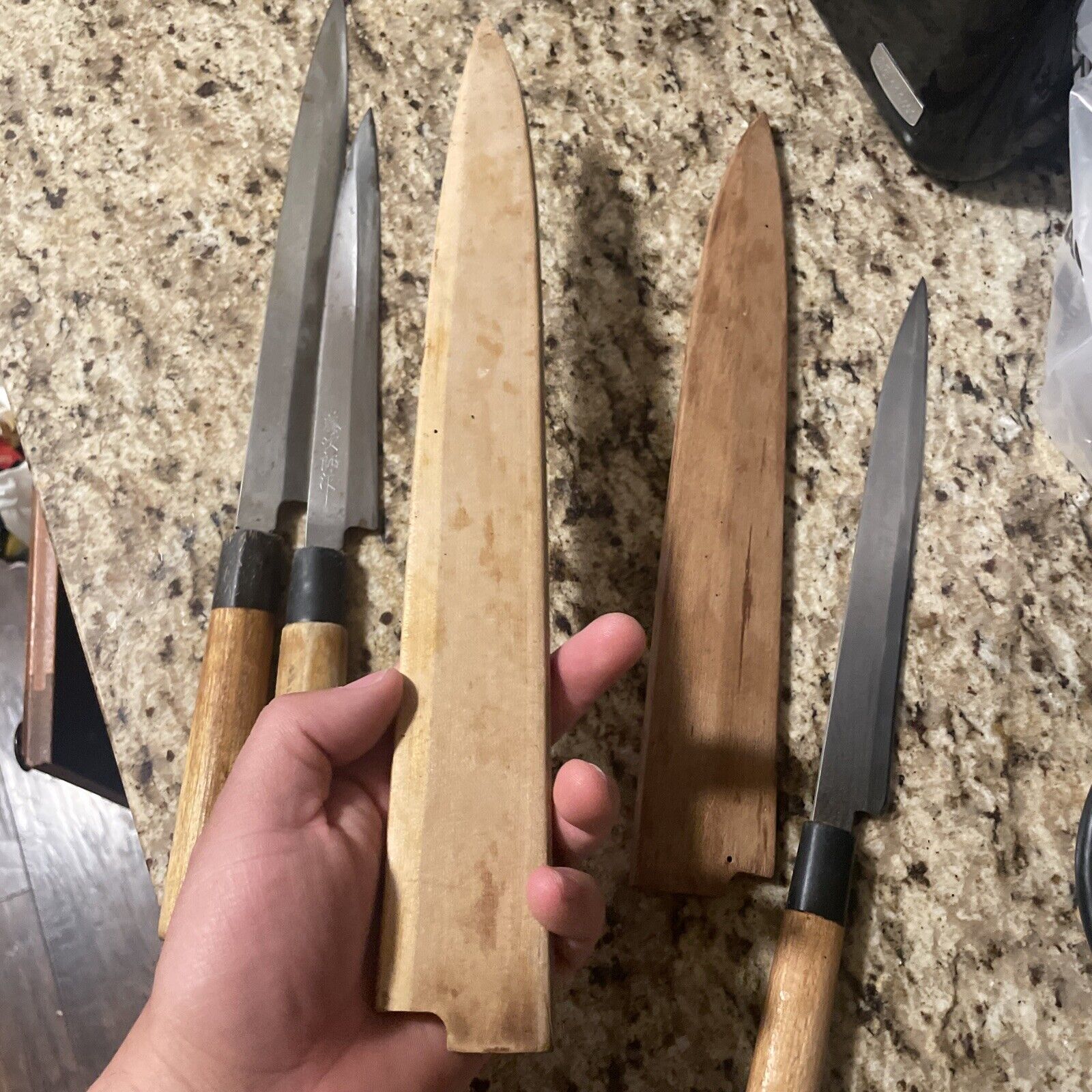 Sukenari Japanese Honyaki Fuguhiki Knife Set for Kitchen