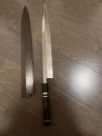 Shiriki Blue Honyaki 360mm Yanagi Knife