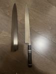 Shiriki Blue Honyaki 360mm Yanagi Knife
