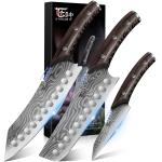 Japanese 3-Piece Honyaki Kitchen Knife Set