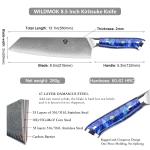 8.5” Kiritsuke Knife - Japanese Damascus Steel