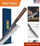 9-Inch Kiritsuke Chef Knife, Japanese 10Cr15CoMoV