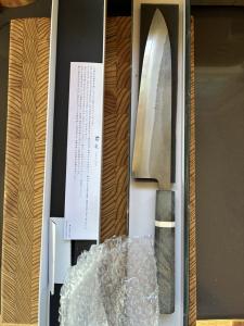 Yoshikane SKD Nashiji Gyuto 210mm Japanese chef knife 