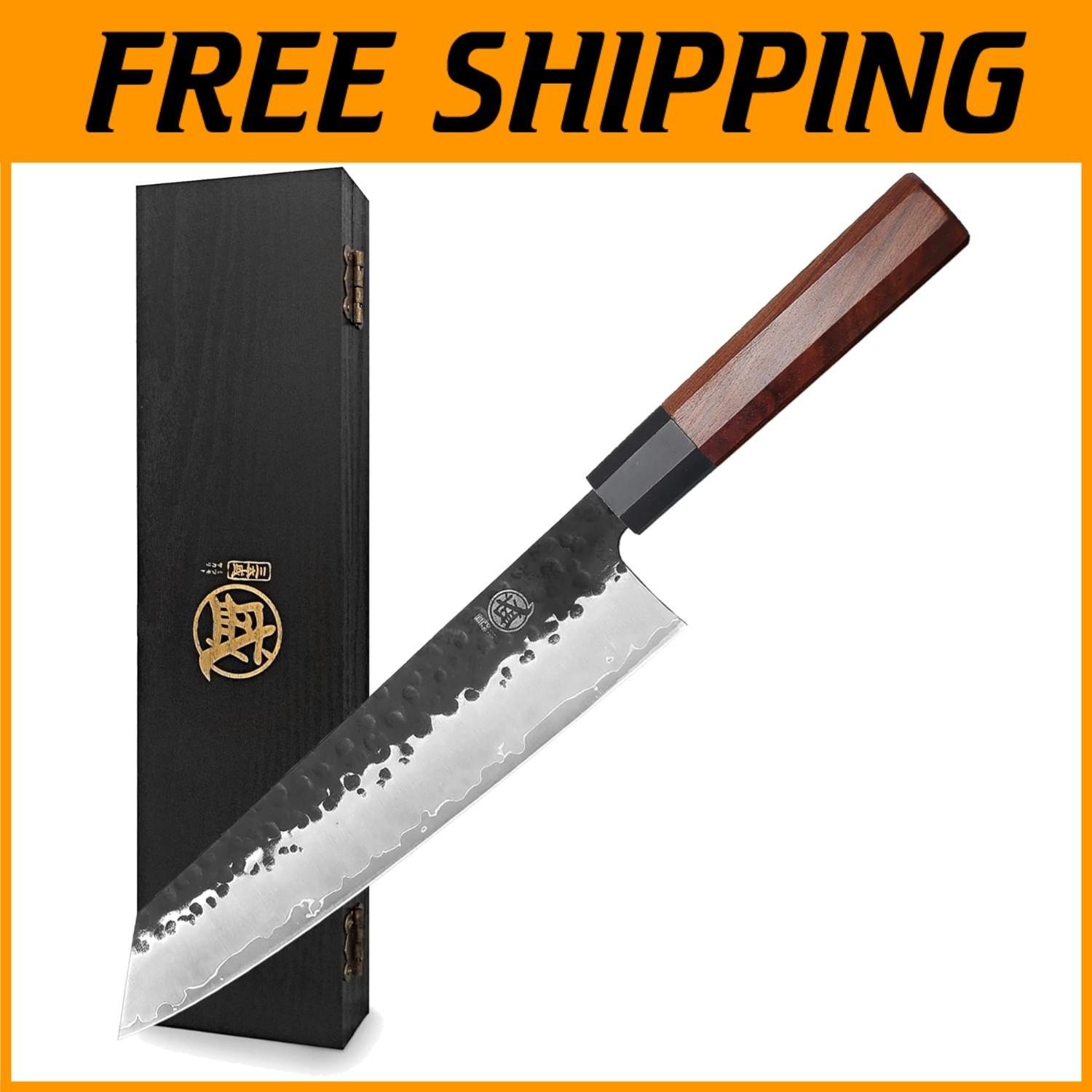 9" Kiritsuke Chef Knife - Japanese High Carbon Blade