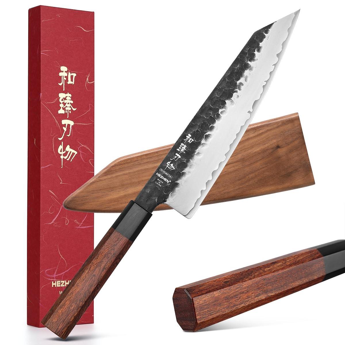 8.5” Kiritsuke Chef Knife with High Carbon Steel