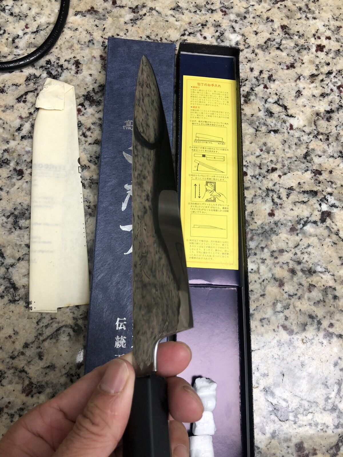 Ikeda Shirogami 2 Honyaki Gyuto 210mm Knife