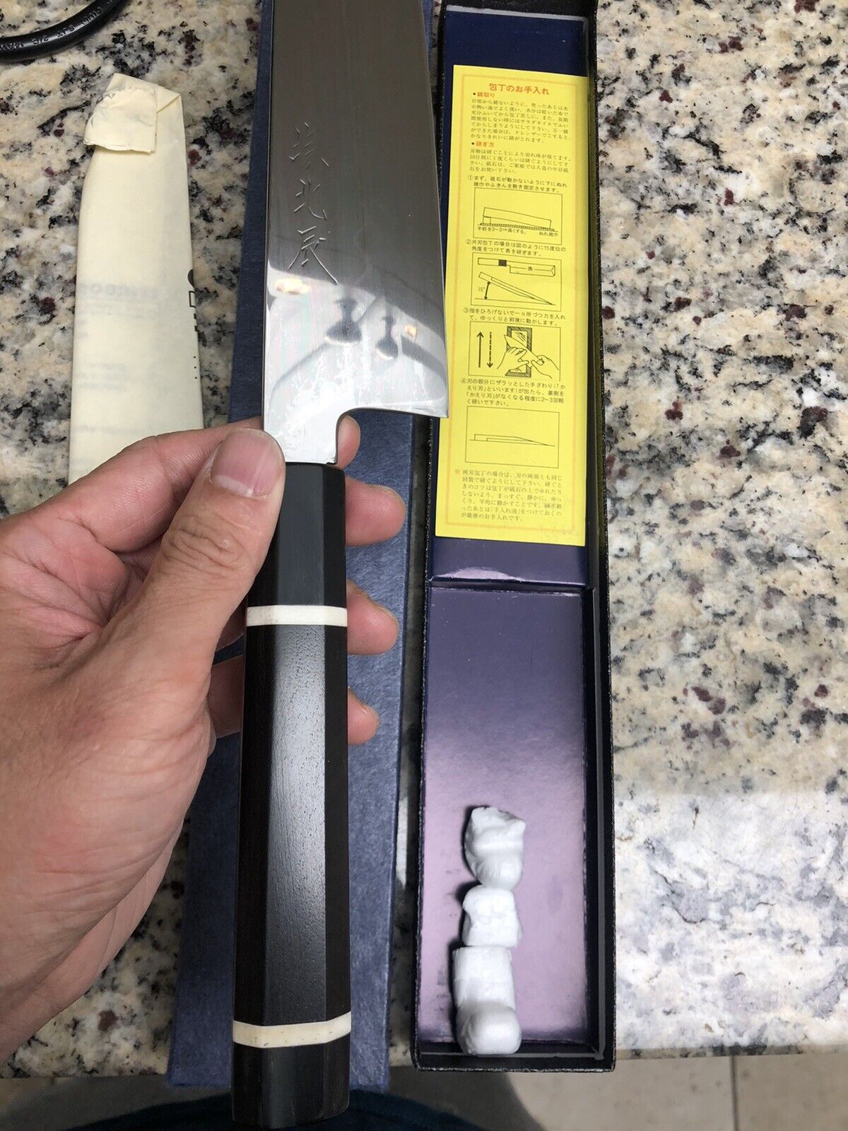 Ikeda Shirogami 2 Honyaki Gyuto 210mm Knife