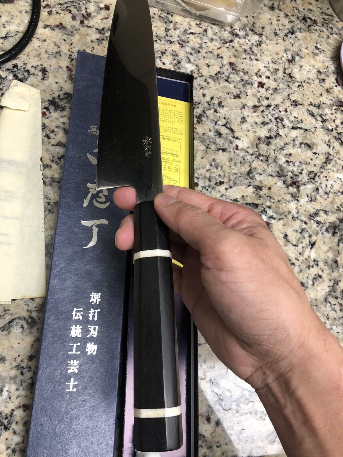Ikeda Shirogami 2 Honyaki Gyuto 210mm Knife