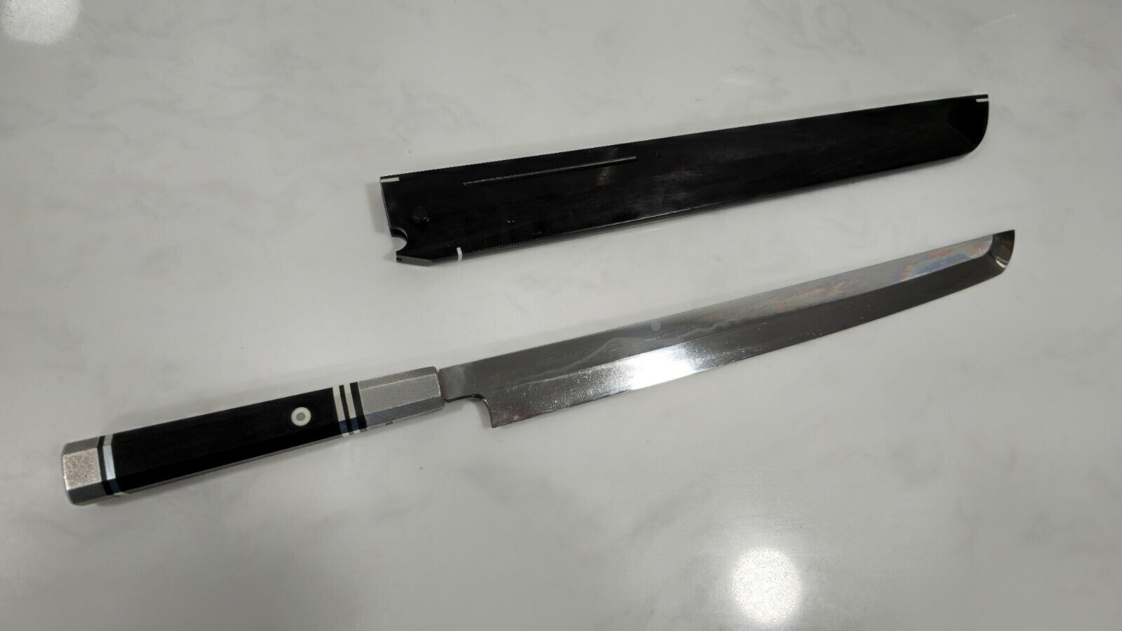 Genkai Masakuni Honyaki Sakimaru Takohiki Knife