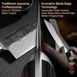 Japanese Kiritsuke Chef Knife with Pakkawood Handle