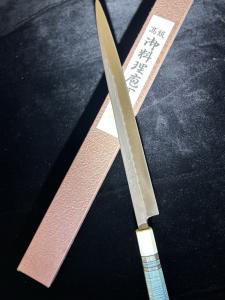 White Steel Honyaki Yanagiba 330mm Knife