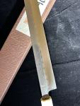 White Steel Honyaki Yanagiba 330mm Knife