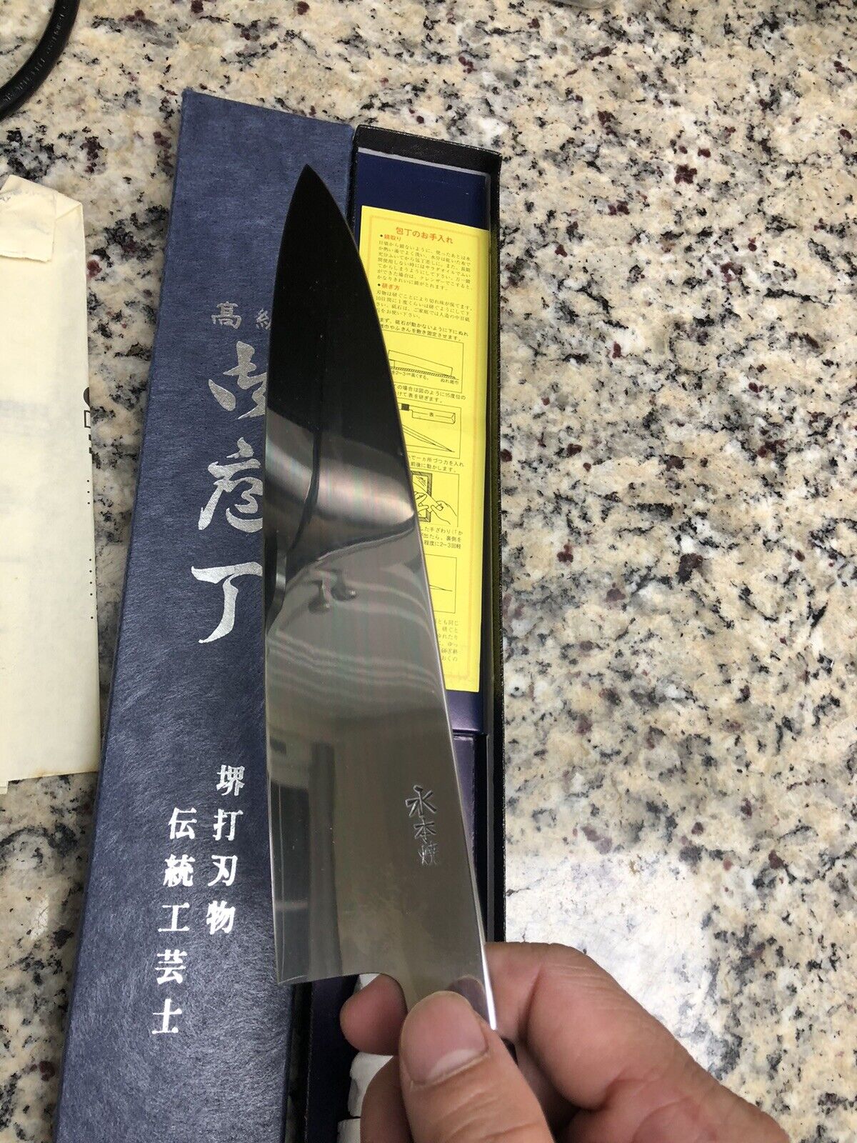 Ikeda Shirogami 2 Honyaki Gyuto 210mm Knife