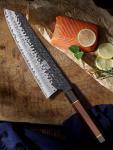 9 Inch Kiritsuke Knife, Japanese Hand Forged Steel