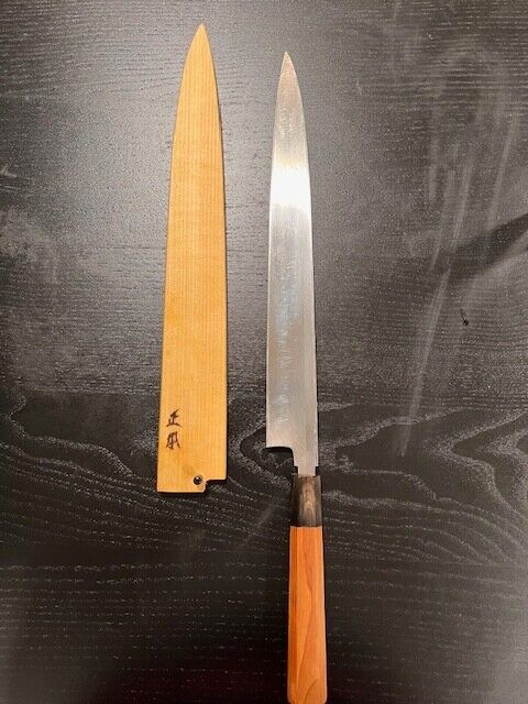 Masamoto Sohonten Honyaki Yanagi Knife, Mirror Finish