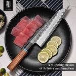 KAWAHIRO 210mm Kiritsuke Chef Knife with VG-10 Steel