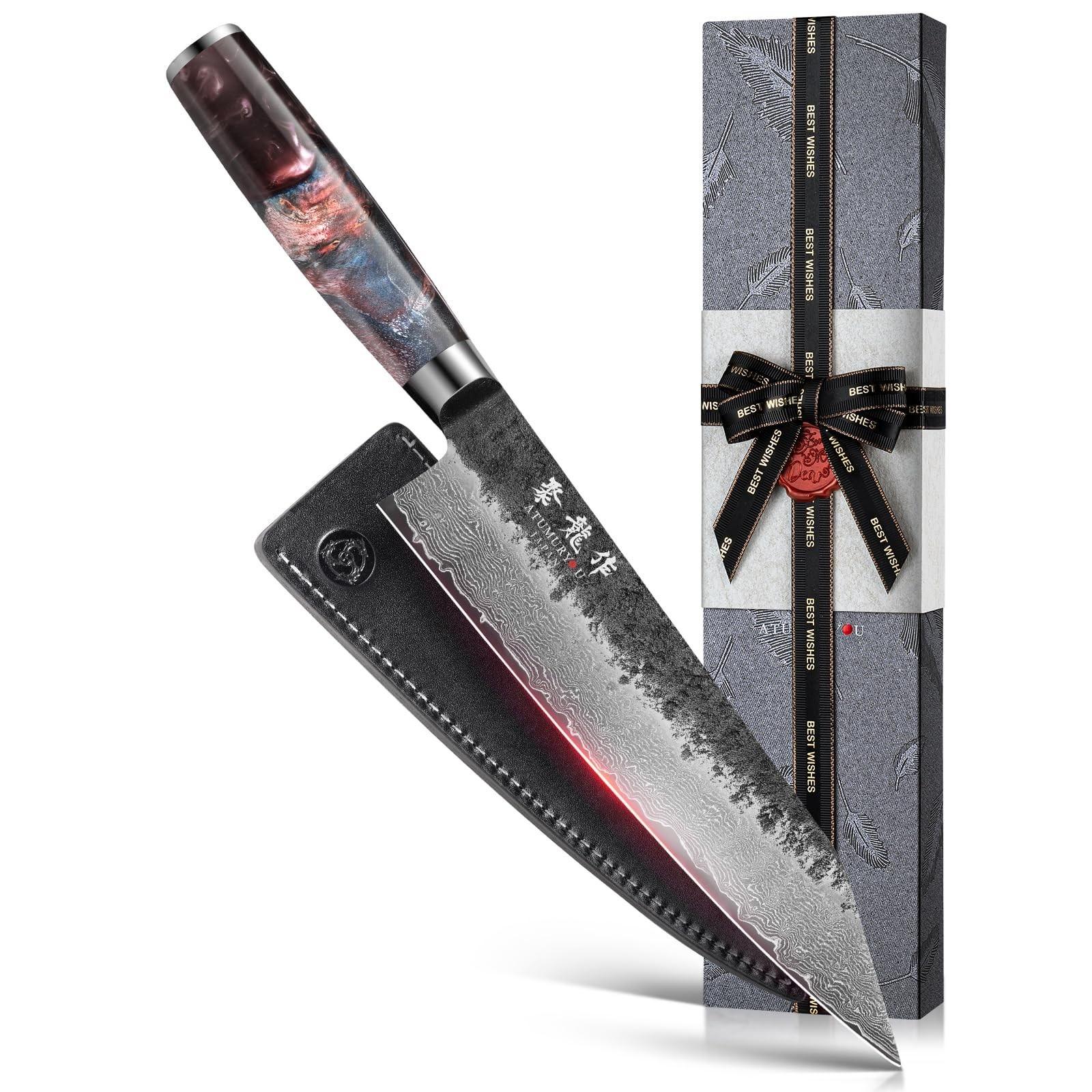 8.27 Inch Japanese Kiritsuke Knife with VG10 Core