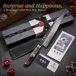 8.27 Inch Japanese Kiritsuke Knife with VG10 Core