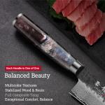 8.27 Inch Japanese Kiritsuke Knife with VG10 Core