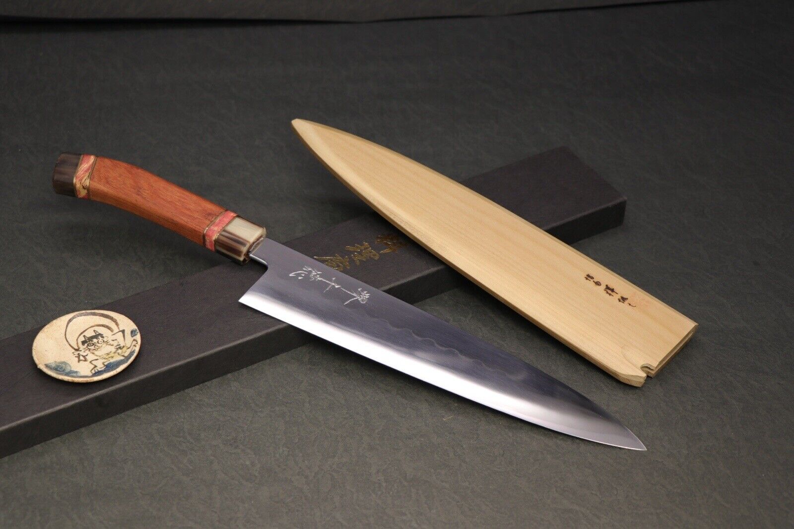 Yoshikazu Ikeda Blue 2 Honyaki Gyuto Chef Knife