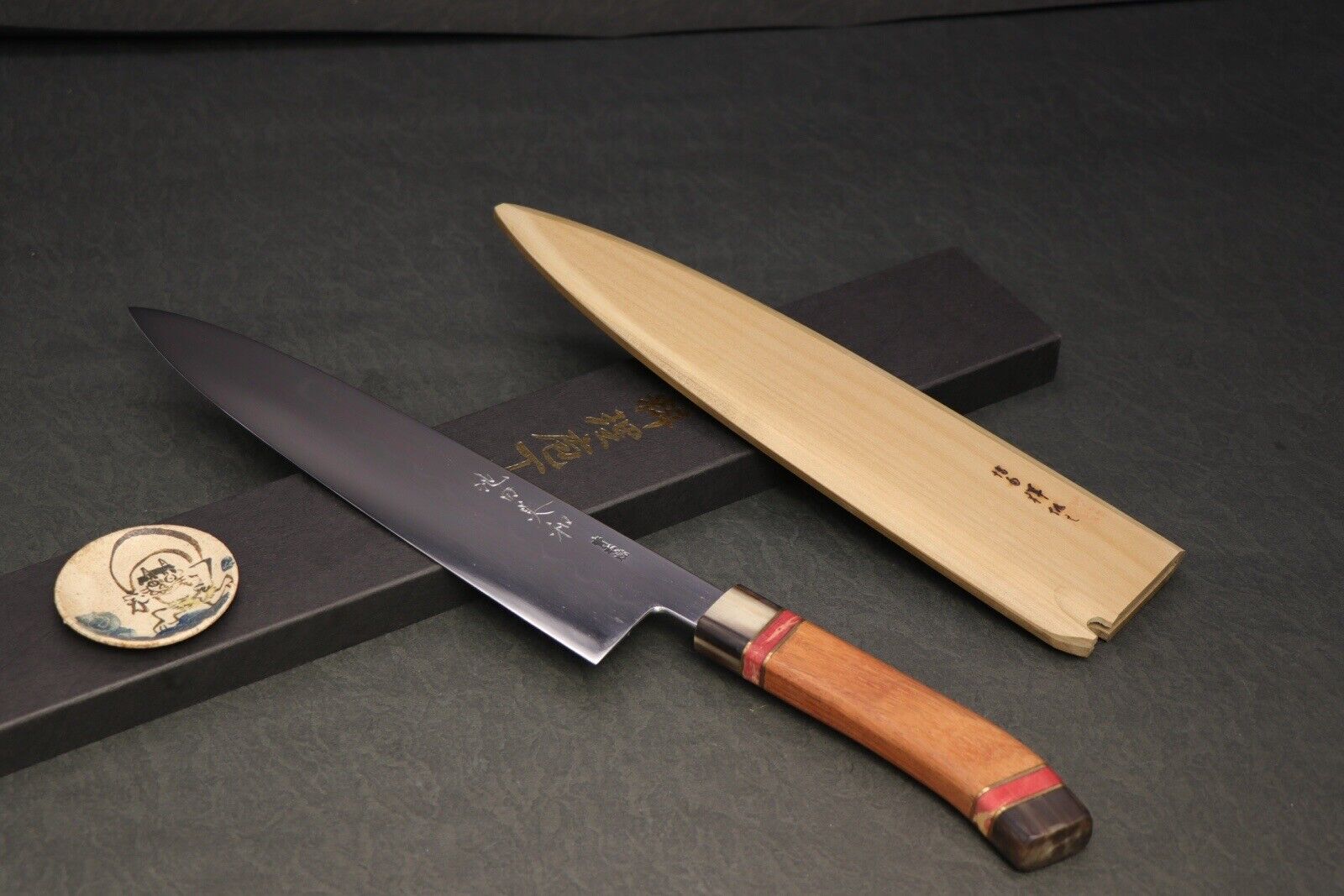 Yoshikazu Ikeda Blue 2 Honyaki Gyuto Chef Knife