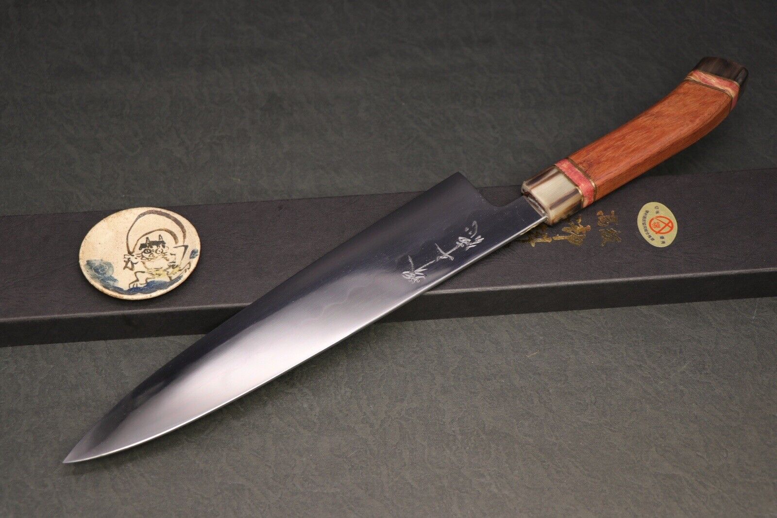 Yoshikazu Ikeda Blue 2 Honyaki Gyuto Chef Knife