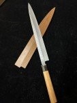 Okishiba Masakuni 300mm Honyaki Yanagiba Knife