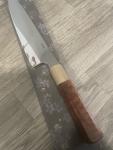 Shiraki Kenichi Shirogami #2 210mm Gyuto Knife