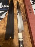 Tatsuo Ikeda 330mm Honyaki Yanagi Sushi Knife