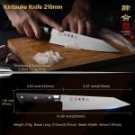 8.27 Inch Kiritsuke Knife, AUS-8 Japanese Steel