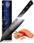 8.5" Kiritsuke Chef Knife - AUS10 Damascus Steel