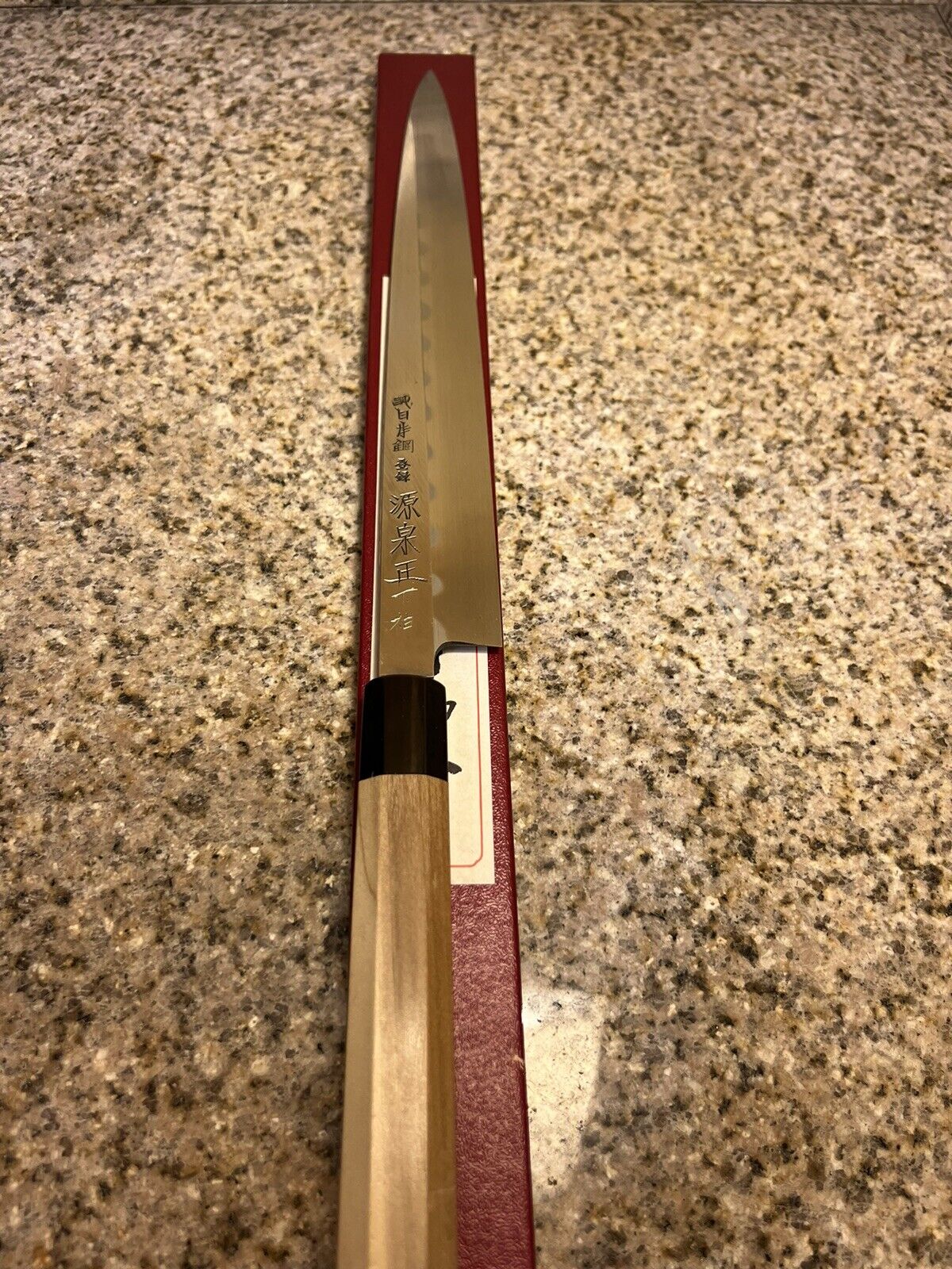 Exquisite Honyaki Yanagiba Knife from Top Japanese Brands