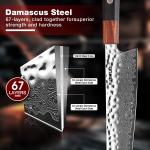 8-Inch Japanese Kiritsuke Knife with 67-Layer VG10