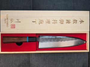 Kawahiro 8" Gyuto Chef Knife VG-10 Steel