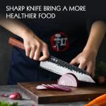 8.5" High Carbon Steel Kiritsuke Chef Knife