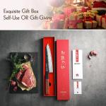 8.5" High Carbon Steel Kiritsuke Chef Knife