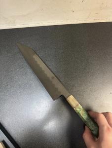 White #2 Steel Honyaki Sushi Knife