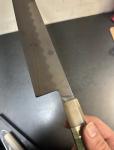 White #2 Steel Honyaki Sushi Knife